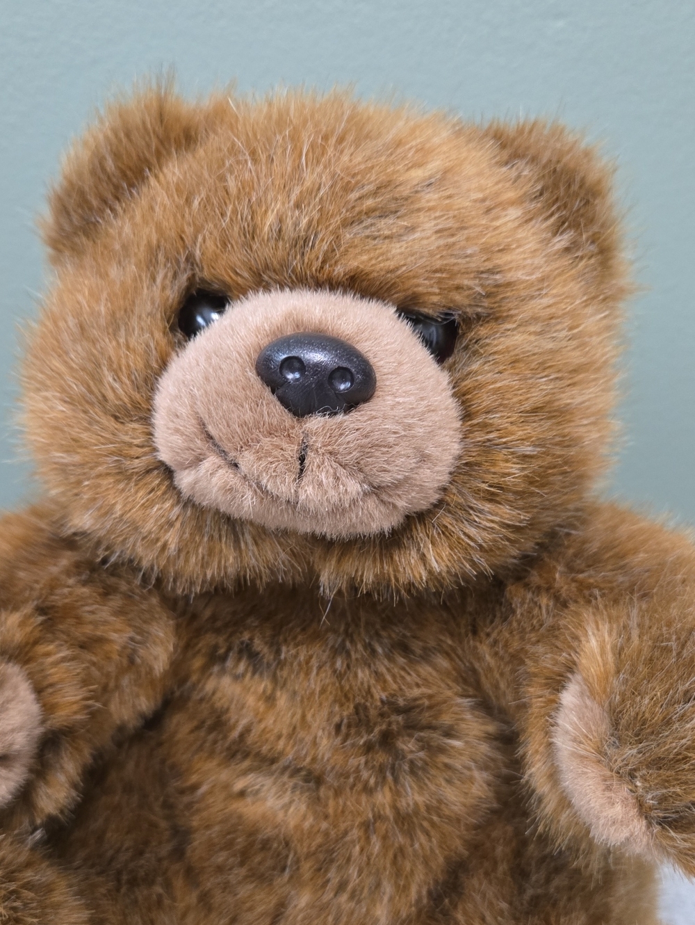 Ty 1998   Brown Plush Teddy Bear Soft Fur Stuffed Animal